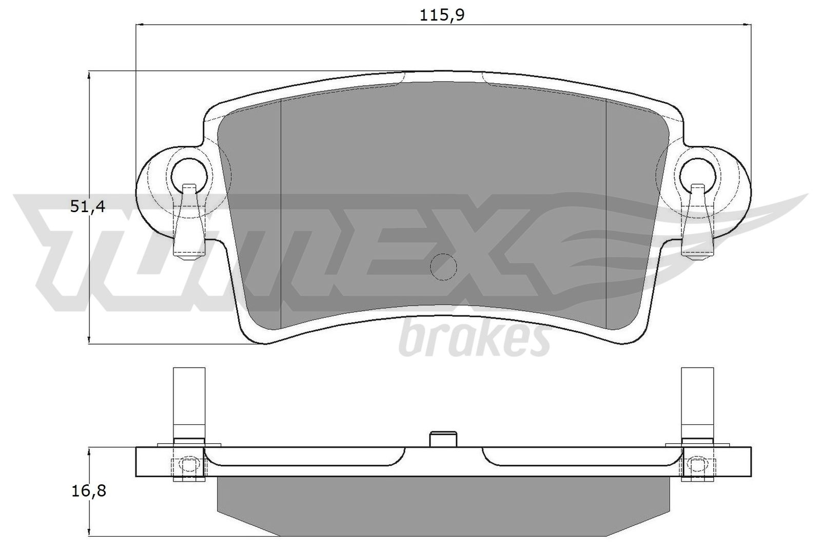 TOMEX Brakes TX 13-52 Sada...